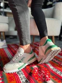 KB-N1 Kuback Beyaz Yeşil Detaylı Günlük Erkek Ayakkabı thumbnail 3