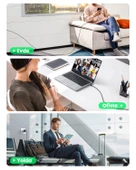 UGREEN USB-C 60W 3A QC PD Hızlı Şarj Kablosu, 0,5 Metre, Siyah, 50996 thumbnail 9