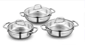 A1675 PERLA Omlet 6prç Tencere Seti thumbnail 1