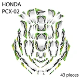 HONDA PCX-125 (2025) ile Uyumlu 43 Parça Tank Pad Seti GC40-B-S thumbnail 2