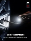 UGREEN Lastik Şişirme Cihazı Taşınabilir Hava Kompresörü 150PSI Hava Pompası Akülü LED Işıklı Arabalar, Bisikletler, Motosikletler ve Toplar İçin Kablosuz Lastik Pompası, 15951 thumbnail 5