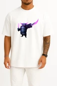 Oversize Pekka Clash Of Clans Göğüs Tasarımlı Unisex T-Shirt thumbnail 5