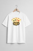 Oversize Online Casino Online Gambling Göğüs Tasarımlı Unisex T-Shirt thumbnail 7
