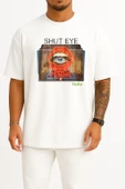 Oversize Shut Eye Series And Season Folder İcons, Shut Eye Göğüs Tasarımlı Unisex T-Shirt thumbnail 3