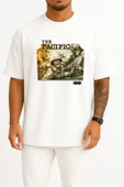 Oversize Band Of Brothers The Pacific Series Folder İcons, The Pacific Göğüs Tasarımlı Unisex T-Shirt thumbnail 5