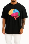 Oversize Human Brain Anatomy Göğüs Tasarımlı Unisex T-Shirt thumbnail 9