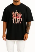 Oversize Sistar Give It To Me K-Pop Exıd Shake It, Aoa, Friendship Göğüs Tasarımlı Unisex T-Shirt thumbnail 9