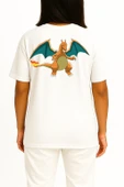Oversize Charizard Cep ve Sırt Tasarımlı Unisex T-Shirt thumbnail 4