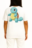 Oversize Squirtle Cep ve Sırt Tasarımlı Unisex T-Shirt thumbnail 4