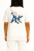 Oversize Oshawott Cep ve Sırt Tasarımlı Unisex T-Shirt thumbnail 4