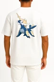 Oversize Oshawott Cep ve Sırt Tasarımlı Unisex T-Shirt thumbnail 7