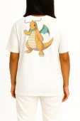 Oversize Dragonite Cep ve Sırt Tasarımlı Unisex T-Shirt thumbnail 9