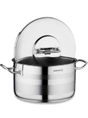 Korkmaz Astra2 A2038 32 cm Kısa Çelik Tencere thumbnail 1