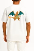 Oversize Charizard Cep ve Sırt Tasarımlı Unisex T-Shirt thumbnail 7