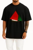Oversize Gaza Flotilla Raid Ship To Gaz Göğüs Tasarımlı Unisex T-Shirt thumbnail 9