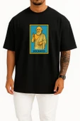 Oversize Socrates Filozof Göğüs Tasarımlı Unisex T-Shirt thumbnail 11