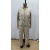 Lucky Life Kadın Uzun Kollu önden Fermuarlı Modal Ceket Ve Pantolon Ikili Takım thumbnail 4