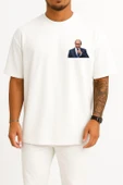 Oversize Vladimir Putin Cep Tasarımlı Unisex T-Shirt thumbnail 7