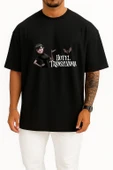 Oversize Mavis Count Dracula Hotel Transylvania Göğüs Tasarımlı Unisex T-Shirt thumbnail 9
