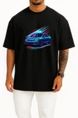 Oversize Honda Civic Fd6 Göğüs Tasarımlı Unisex T-Shirt thumbnail 11