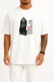 Oversize Sultan Alparslan Göğüs Tasarımlı Unisex T-Shirt thumbnail 10