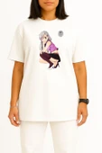 Oversize Meliodas Yedi Ölümcül Günah Göğüs Tasarımlı Unisex T-Shirt thumbnail 8