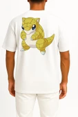 Oversize Sandshrew Cep ve Sırt Tasarımlı Unisex T-Shirt thumbnail 12