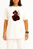 Oversize Freddy Krueger Göğüs Baskılı Unisex T-Shirt thumbnail 2