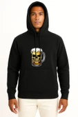 Kapüşonlu Foamy Skull Beer Göğüs Baskılı Unisex Sweatshirt thumbnail 9