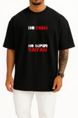 Oversize No Pain No Super Saiyan - Şınav Makinesi Göğüs Tasarımlı Unisex T-Shirt thumbnail 9