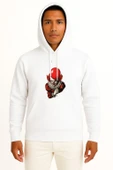 Kapüşonlu Pennywise Göğüs Baskılı Unisex Sweatshirt thumbnail 7