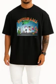 Oversize Futurama Series And Season Folder İcons, Futurama Göğüs Tasarımlı Unisex T-Shirt thumbnail 11