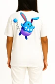 Oversize Azumarill Cep ve Sırt Tasarımlı Unisex T-Shirt thumbnail 9