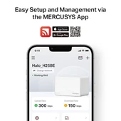 MERCYSYS HALO H25BE (3-Pack) WIFI7 BE3600 DUAL BAND ROUTER 3-lü paket thumbnail 7