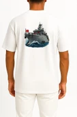 Oversize A583 Tcg Işın Cep ve Sırt Tasarımlı Unisex T-Shirt thumbnail 2