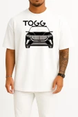 Oversize Togg T10x Yerli Oto Göğüs Tasarımlı Unisex T-Shirt thumbnail 7
