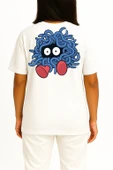 Oversize Tangela Cep ve Sırt Tasarımlı Unisex T-Shirt thumbnail 4