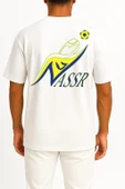 Oversize Al Nassr, Hd Saudi Arabia Cep ve Sırt Tasarımlı Unisex T-Shirt thumbnail 2