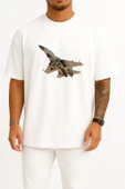 Oversize Sukhoi Su-30 Göğüs Tasarımlı Unisex T-Shirt thumbnail 5