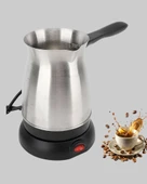 Elektrikli Türk Kahvesi Cezvesi 800W Kablosuz Döner Tabanlı thumbnail 4