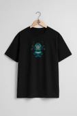 Oversize Mecha Octopus Diver Dalgıç Göğüs Tasarımlı Unisex T-Shirt thumbnail 9