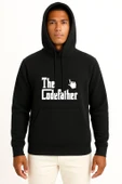 Kapüşonlu The Codefather - Bilgisayar Programcısı Göğüs Baskılı Unisex Sweatshirt thumbnail 11