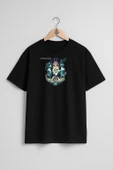 Oversize Wednesday Addams Göğüs Tasarımlı Unisex T-Shirt thumbnail 9