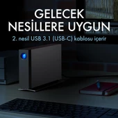 LACIE 24TB D2 PROFESSIONAL STHA24000800 THUNDERBOLT 4 HARİCİ DİSK thumbnail 4