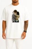 Oversize The Twilight Saga Eclipse Bella Swan Edward Cullen Göğüs Tasarımlı Unisex T-Shirt thumbnail 5