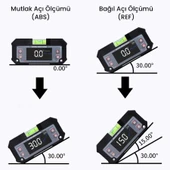 Loyka 5346 Mini Dijital Eğim Ölçer Su Terazili thumbnail 5