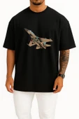 Oversize Sukhoi Su-30 Göğüs Tasarımlı Unisex T-Shirt thumbnail 9