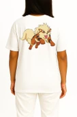 Oversize Arcanine Cep ve Sırt Tasarımlı Unisex T-Shirt thumbnail 9