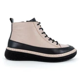 MAMMAMİA D25KB-1000 BAĞCIK VE FERMUARLI DERİ HAFİF KADIN BOT thumbnail 8