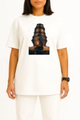 Oversize Yelkenli Tekne Göğüs Tasarımlı Unisex T-Shirt thumbnail 8